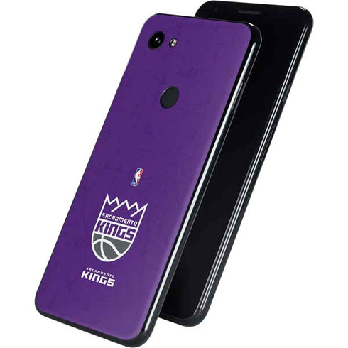 NBA Sacramento Kings Distressed Google Pixel 3a XL Skin